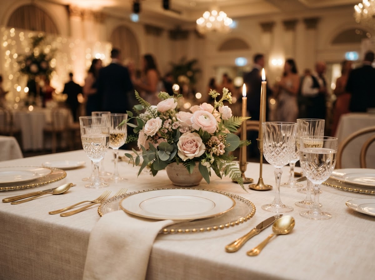 Event styling Brisbane gala dinner